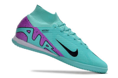 Nike Air Zoom Mercurial Superfly 9 Elite IC High-Tops Football Shoes - Blue/Purple/Black