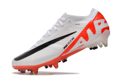 Nike Air Zoom Mercurial Vapor 15 Elite SG Low-Tops Football Boots - White/Black/Red