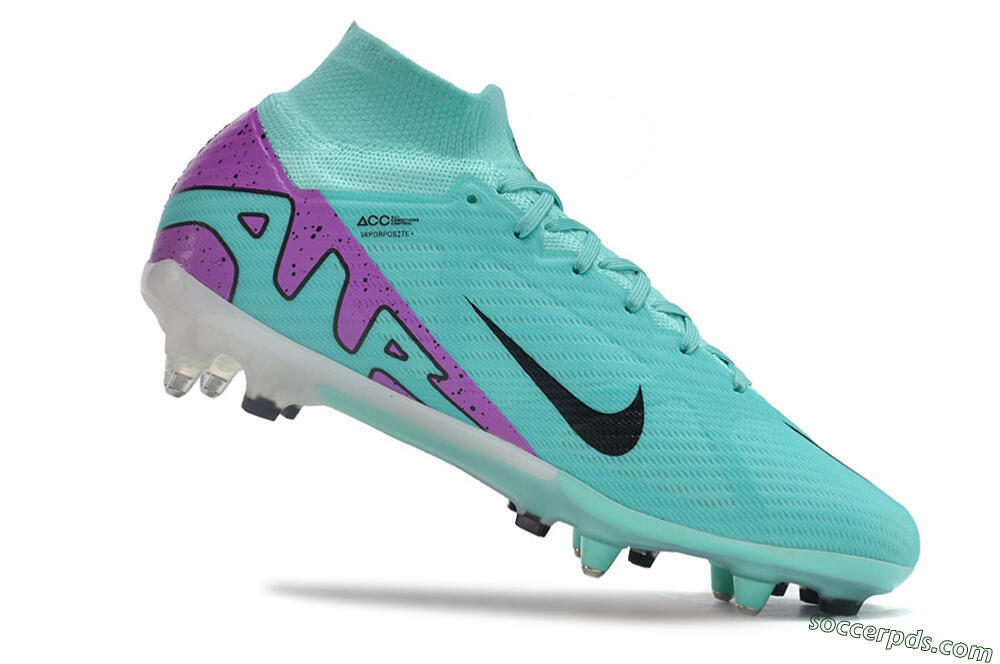 Nike Air Zoom Mercurial Superfly 9 Elite SG High-Tops Football Boots - Blue/Purple/Black 4