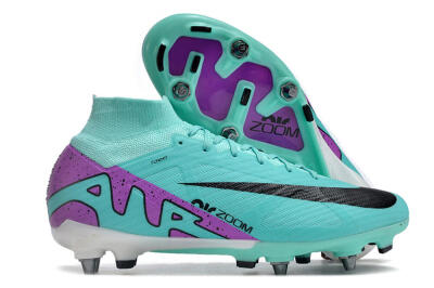 Nike Air Zoom Mercurial Superfly 9 Elite SG High-Tops Football Boots - Blue/Purple/Black