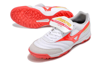 Mizuno Morelia Classic TF Low-Tops Football Shoes - White/Red/Green