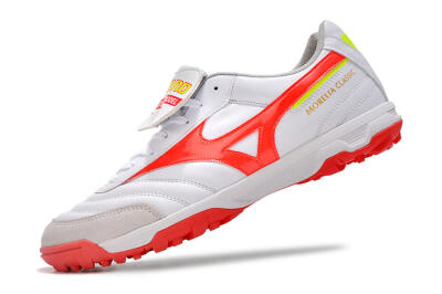 Mizuno Morelia Classic TF Low-Tops Football Shoes - White/Red/Green