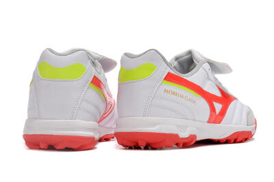 Mizuno Morelia Classic TF Low-Tops Football Shoes - White/Red/Green