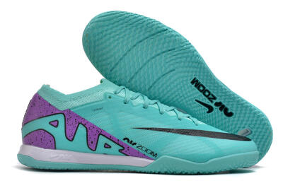 Nike Air Zoom Mercurial Vapor 15 Elite IC Low-Tops Football Shoes - Blue/Purple/Black