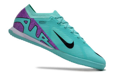 Nike Air Zoom Mercurial Vapor 15 Elite IC Low-Tops Football Shoes - Blue/Purple/Black