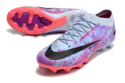 Nike Air Zoom Mercurial Vapor 15 Elite AG Low-Tops Football Boots - Blue/Purple/Pink