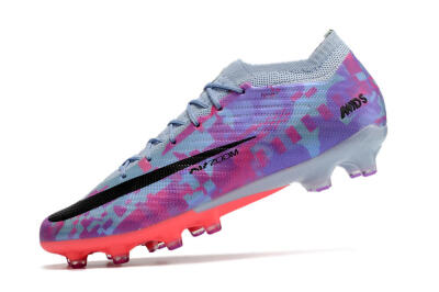Nike Air Zoom Mercurial Vapor 15 Elite AG Low-Tops Football Boots - Blue/Purple/Pink