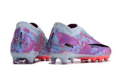 Nike Air Zoom Mercurial Vapor 15 Elite AG Low-Tops Football Boots - Blue/Purple/Pink