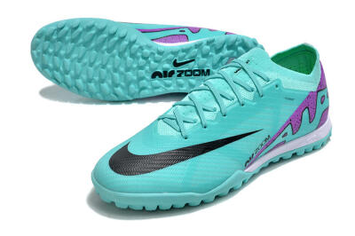 Nike Air Zoom Mercurial Vapor 15 Elite TF Low-Tops Football Shoes - Blue/Black/Purple