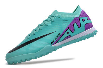 Nike Air Zoom Mercurial Vapor 15 Elite TF Low-Tops Football Shoes - Blue/Black/Purple