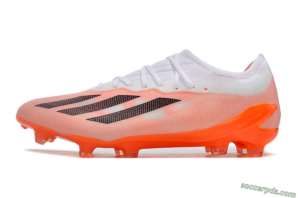 Adidas X Crazyfast.1 FG Low-Tops Football Boots - White/Red/Black 2