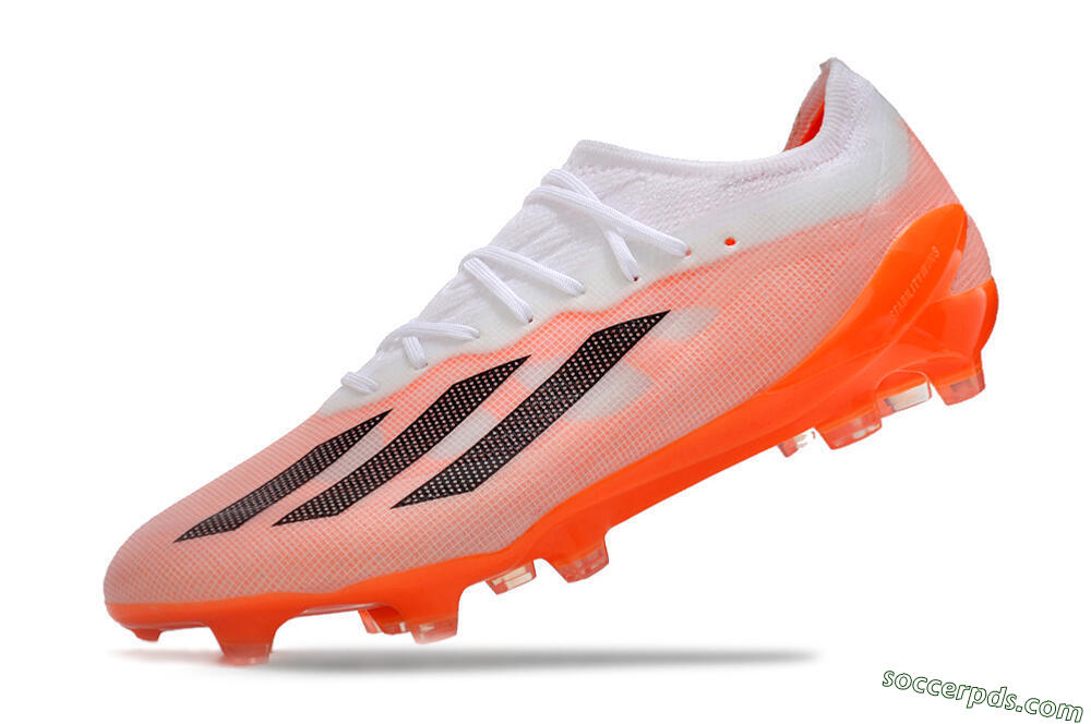 Adidas X Crazyfast.1 FG Low-Tops Football Boots - White/Red/Black 5