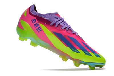 Adidas X Speedportal .1 2022 World Cup Boots FG Low-Tops Football Boots - Pink/Purple/Blue/Green