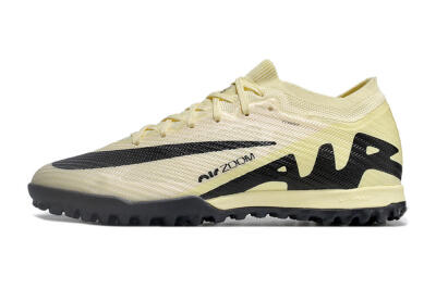 Nike Air Zoom Mercurial Vapor 15 Elite TF Low-Tops Football Shoes - Beige/Black