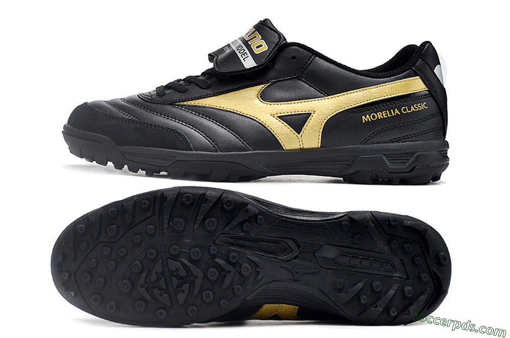 Mizuno Morelia Classic TF Low-Tops Football Shoes - Black/Gold 0