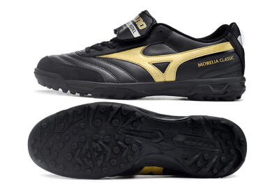 Mizuno Morelia Classic TF Low-Tops Football Shoes - Black/Gold