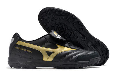 Mizuno Morelia Classic TF Low-Tops Football Shoes - Black/Gold