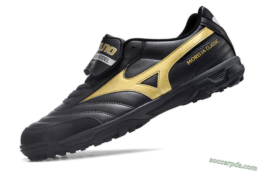 Mizuno Morelia Classic TF Low-Tops Football Shoes - Black/Gold 5