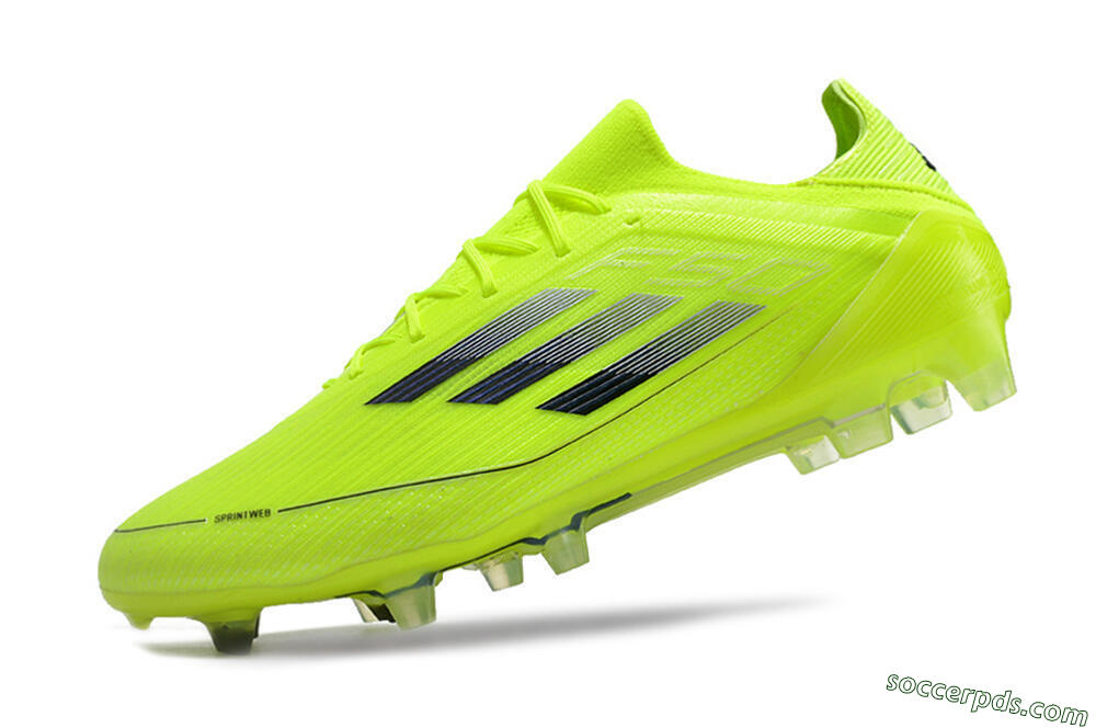 Adidas F50 Adizero FG Low-Tops Football Boots - Yellow/Black 5
