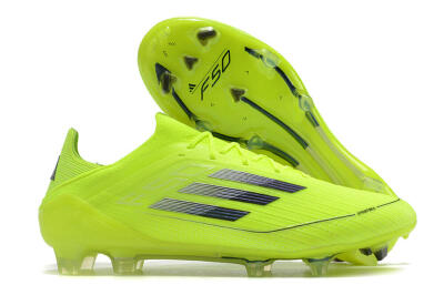 Adidas F50 Adizero FG Low-Tops Football Boots - Yellow/Black
