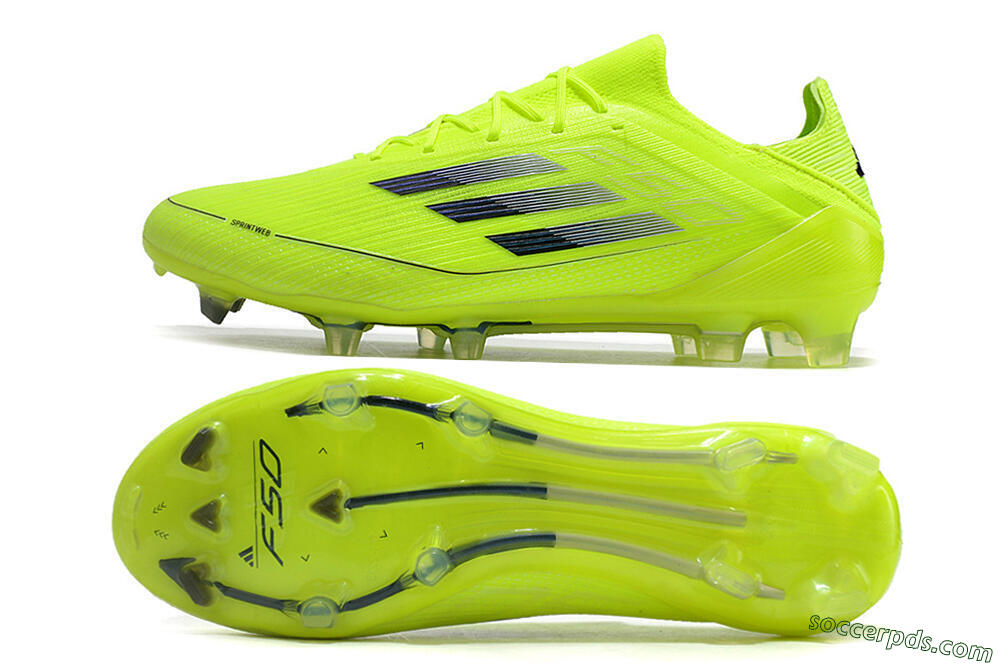 Adidas F50 Adizero FG Low-Tops Football Boots - Yellow/Black 0