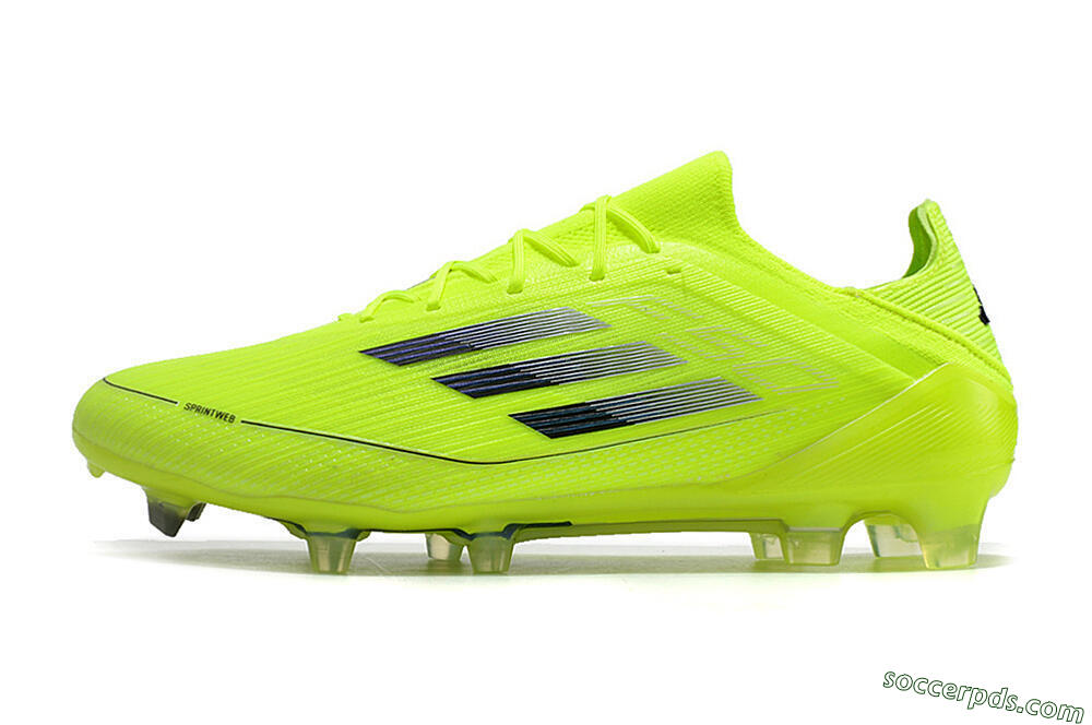 Adidas F50 Adizero FG Low-Tops Football Boots - Yellow/Black 2