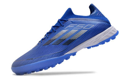 Adidas F50 Adizero TF Low-Tops Football Shoes - Blue/Silver/Black