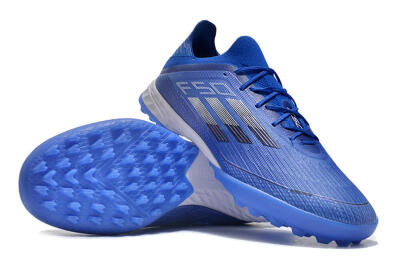 Adidas F50 Adizero TF Low-Tops Football Shoes - Blue/Silver/Black