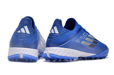 Adidas F50 Adizero TF Low-Tops Football Shoes - Blue/Silver/Black