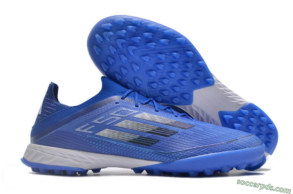 Adidas F50 Adizero TF Low-Tops Football Shoes - Blue/Silver/Black 1