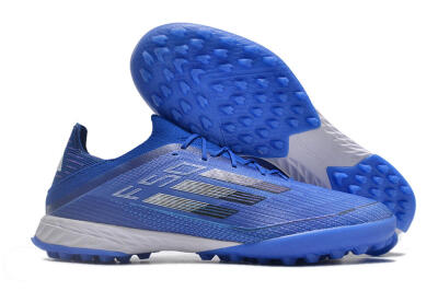 Adidas F50 Adizero TF Low-Tops Football Shoes - Blue/Silver/Black