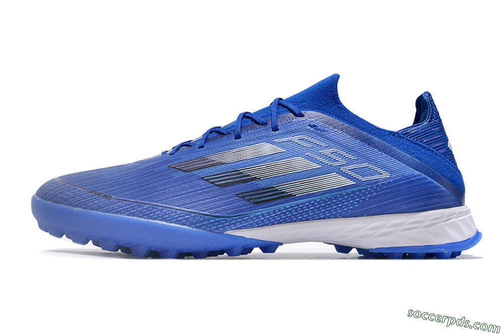 Adidas F50 Adizero TF Low-Tops Football Shoes - Blue/Silver/Black 2