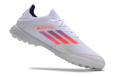 Adidas F50 Adizero TF Low-Tops Football Shoes - White/Red/Blue