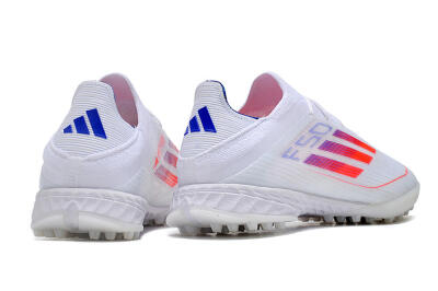 Adidas F50 Adizero TF Low-Tops Football Shoes - White/Red/Blue