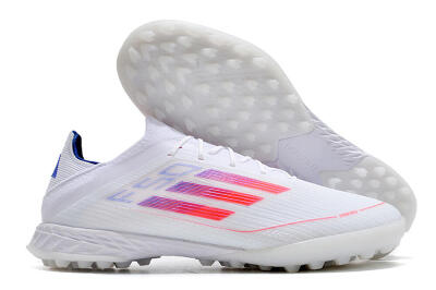 Adidas F50 Adizero TF Low-Tops Football Shoes - White/Red/Blue