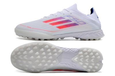 Adidas F50 Adizero TF Low-Tops Football Shoes - White/Red/Blue