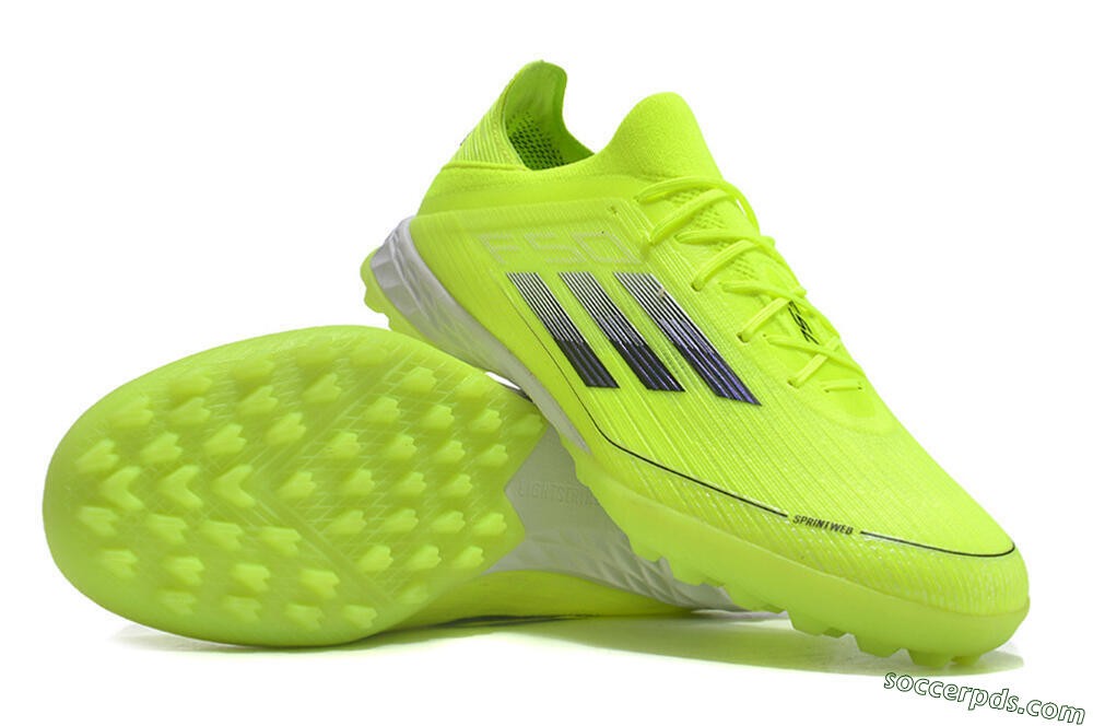 Adidas F50 Adizero TF Low-Tops Football Shoes - Yellow/Black 3