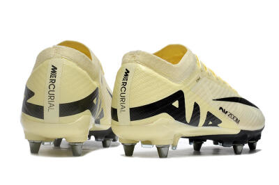 Nike Air Zoom Mercurial Vapor 15 Elite SG Low-Tops Football Boots - Beige/Black
