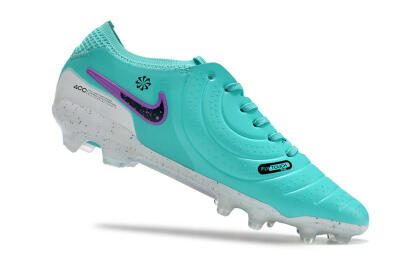 Nike Tiempo Legend 10 Elite FG Low-Tops Football Boots - Blue/Black/Purple