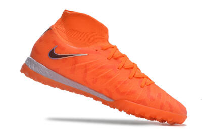 Nike Phantom Luna Elite NU TF High-Tops Football Shoes - Orange/Purple/Black