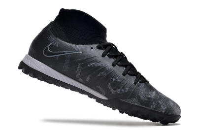 Nike Phantom Luna Elite NU TF High-Tops Football Shoes - Black/Grey/White