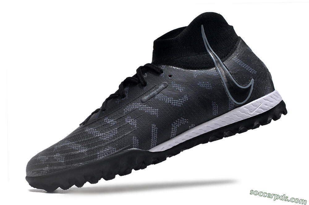 Nike Phantom Luna Elite NU TF High-Tops Football Shoes - Black/Grey/White 5
