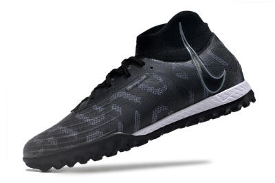 Nike Phantom Luna Elite NU TF High-Tops Football Shoes - Black/Grey/White