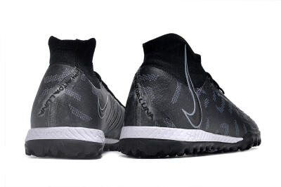 Nike Phantom Luna Elite NU TF High-Tops Football Shoes - Black/Grey/White