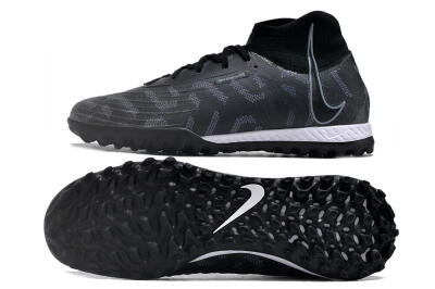 Nike Phantom Luna Elite NU TF High-Tops Football Shoes - Black/Grey/White