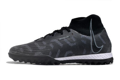 Nike Phantom Luna Elite NU TF High-Tops Football Shoes - Black/Grey/White