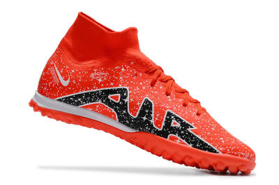 Nike Air Zoom Mercurial Superfly 9 Elite TF High-Tops Football Shoes - Red/White/Black