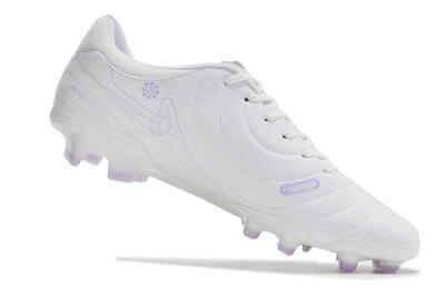 Nike Tiempo Legend 10 Academy FG Low-Tops Football Boots - White/Purple