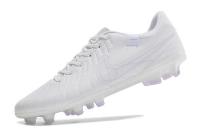 Nike Tiempo Legend 10 Academy FG Low-Tops Football Boots - White/Purple