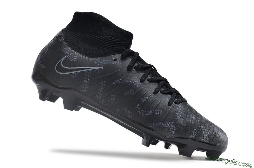 Nike Phantom Luna Elite NU FG High-Tops Football Boots - Black/Grey 4